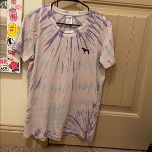 vs pink tie dye top